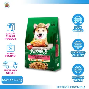 Kitchen Flavor Salmon Beauty Dog 1.5kg - Makanan Kering Anjing All Life Stages