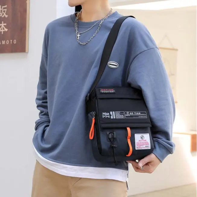 Túi đeo chéo cho nam túi đeo chéo TEE SIK túi chéo nam túi đeo nam đẹp 2024 chống nước vải nylon đựng vừa ipad 11 in bag TS26 8