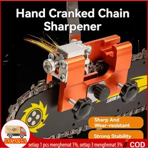 Alat Pengasah Rantai Gergaji / Pengasah Pisau Paduan Aluminium Dengan Kepala Gerinda