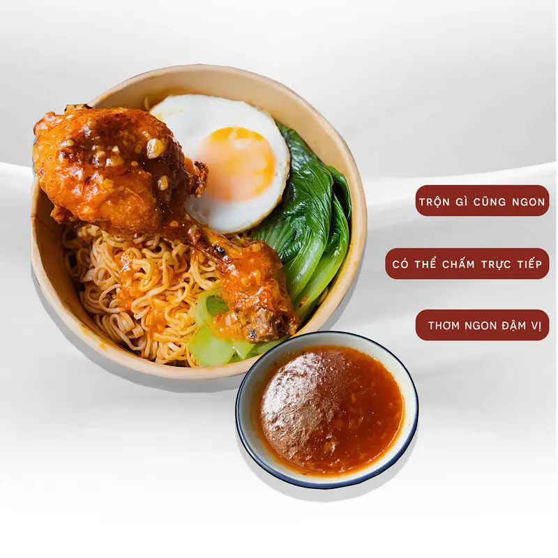 [Sốt Trộn Mì] Sate Chua Ngọt ( ít cay ) 500gr [ Trộn Mì - Hủ Tiếu - Sợi Phở ] Ghiền Sốt Nước Sốt Gia Vị sốt  trộn 1
