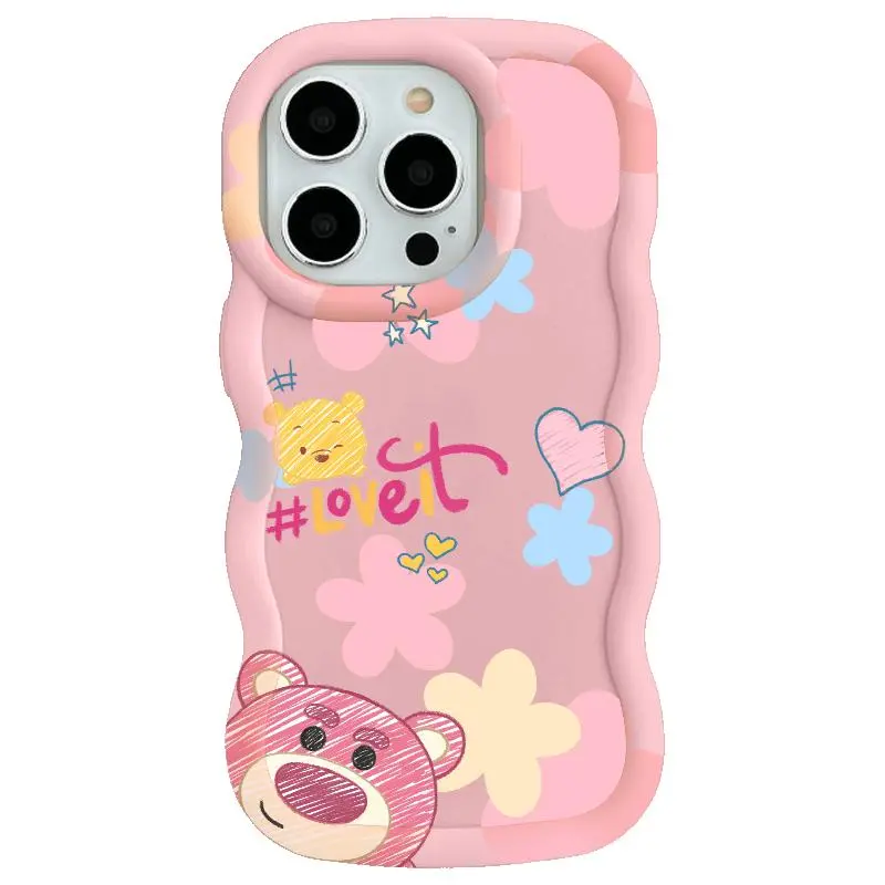 Casing Hp Tecno Pop 8 SPARK 10 PRO SPARK 20 PRO PLUS Spark 20 Spark 20C Spark Go 2024 Casing Girly Strawberry Bear Soft Bumper Casing Terbaru Ponsel Silicone 8