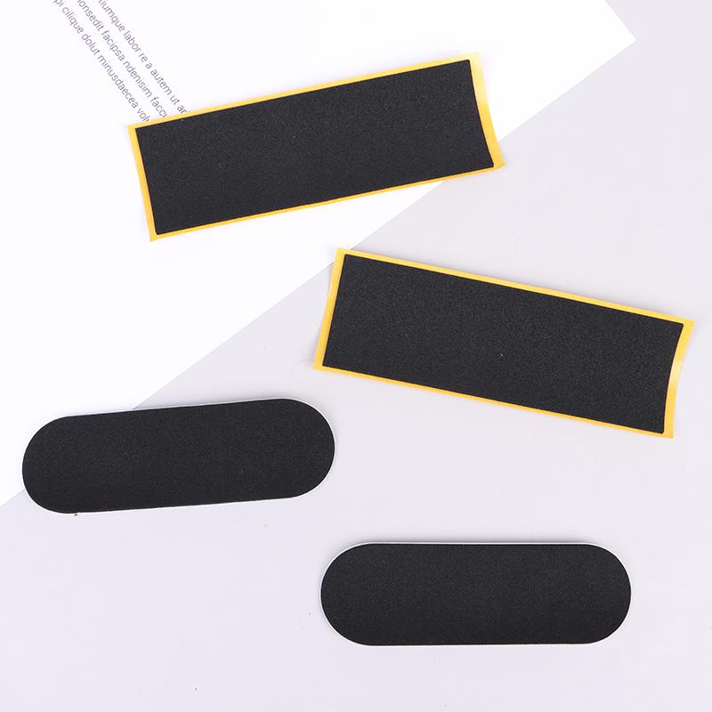 [qm]5Pcst Black Fingerboard Deck Uncut Tape Stickers Black Foam Grip Tape Stickers 2 Size 0
