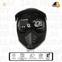 Gambar Helm Retro JP Signature Hitam Doff - L dari HelmPro Kota Bandung 5 Tokopedia