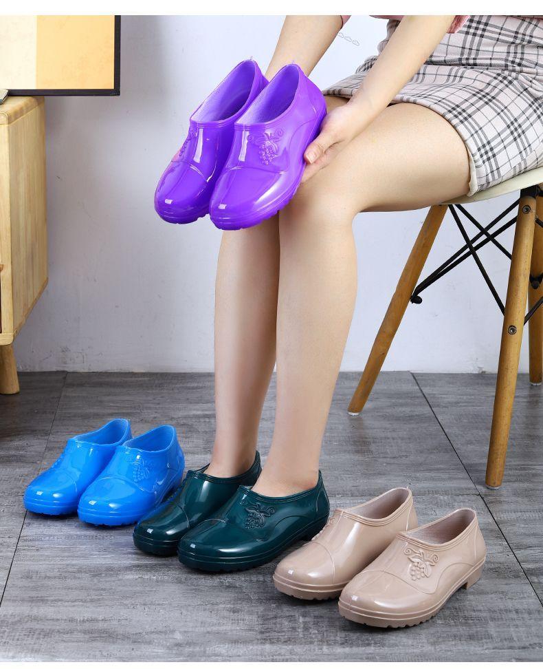 Product Introduction of Ủng Đi Mưa Cổ Thấp Dành Cho Nữ, Bảo Hộ Lao Động, Làm Bằng Cao Su Hình Ngưu Bàng, Ngắn Trên, Thích Hợp Cho Nhà Bếp, Chống Trượt, Giày Đi Mưa, Cắt Nông, Giày Cao Su Làm Việc, Giày Đi Mưa Giữ Nhiệt 17