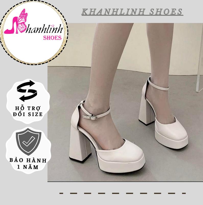 GIÀY CAO GÓT NỮ BÍT MŨI 12 PHÂN - KHANHLINH SHOES - SANDAL CAO GÓT BÍT HẬU Nữ Shoes Women DéP