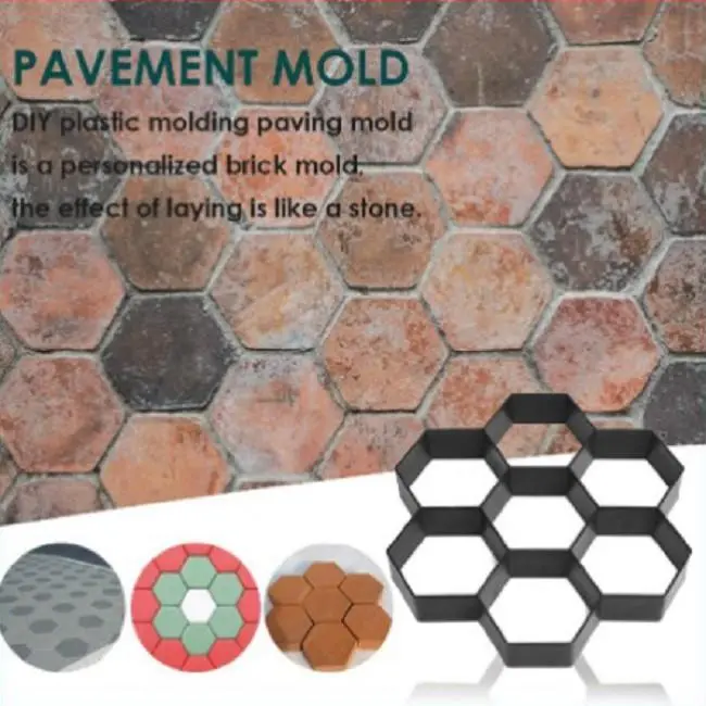 Cetakan Jalan Teras Paving Block DIY Paving Blok Mudah Praktis Digunakan Promise Plastik 4