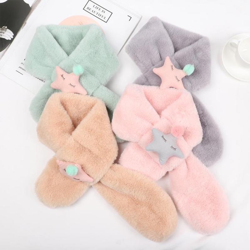 Product Introduction of Winter Collar Thickening Cute Kid's Scarves Children Shawls Toddler Scarf Neckerchief 18