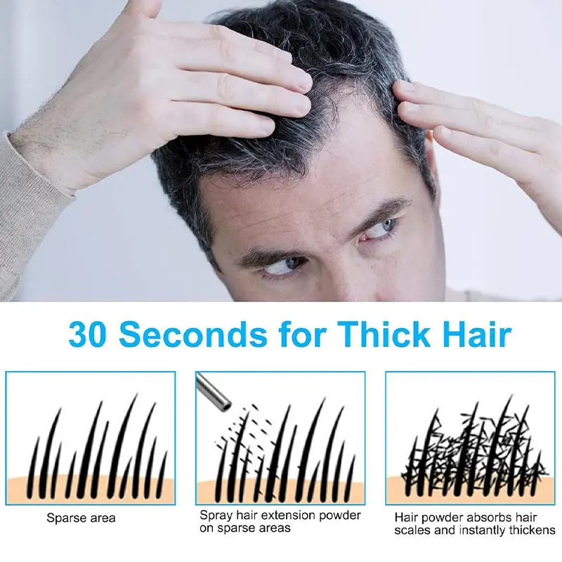 Hair Fiber Applicator Spray Head, Silicone Hair Fiber Spray Head, Hair Thickening Spray Head, Heatless Styling Tool for Men & Women 6