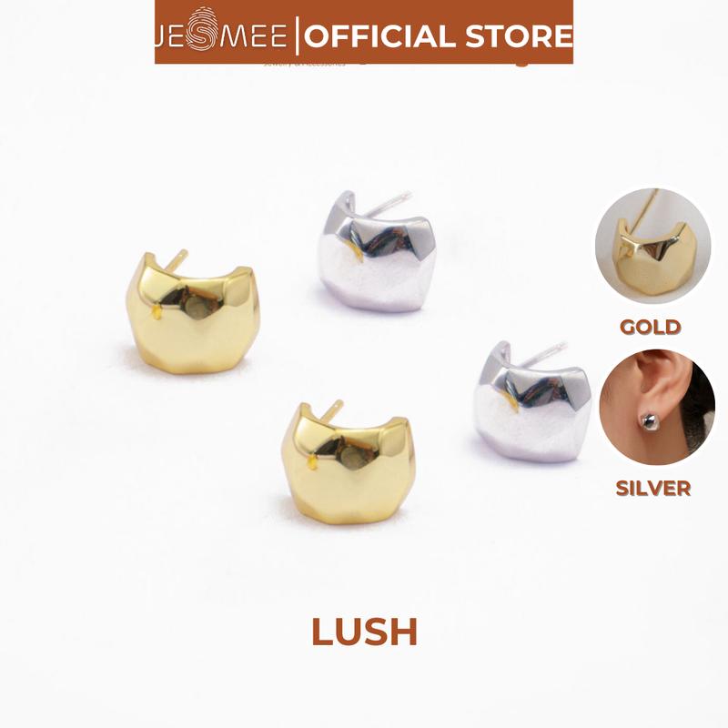Bông Tai Nữ Nhỏ Ôm Tai Thiết Kế Đơn Giản Thanh Lịch Lush Jesmee - E6663