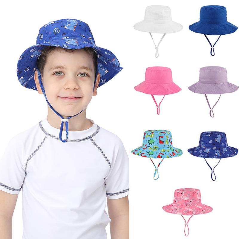 Product Introduction of Mũ Bucket Cho Trẻ Em, Bé Trai Và Bé Gái, In Hình Khủng Long / Hồng Hạc, Rộng Vành, Thích Hợp Cho Mùa Xuân Và Mùa Hè, Có Dây Đeo Tai Thú, Chống Nắng, Mũ Lưu Vực 21