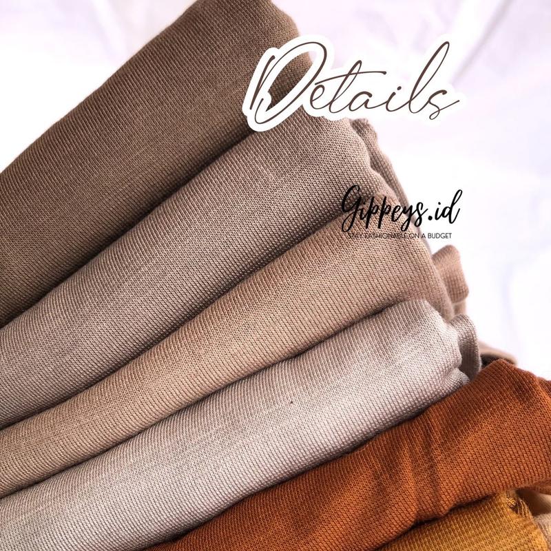 Manset uniqlo turtle neck inner tangan panjang baju bahan kaos rayon 3