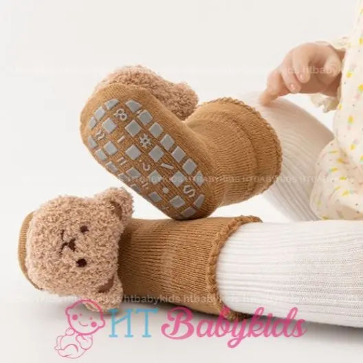 Vớ Tất Gấu Dày Hình Thú Mềm Mại Cho Bé - HÀNG LOẠI 1 7