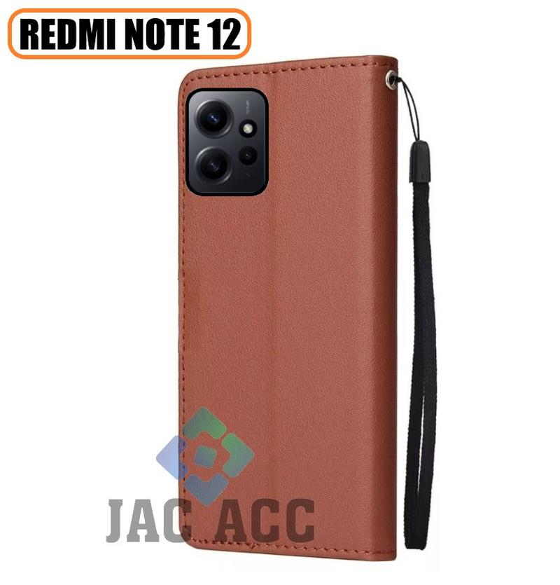 Product Introduction of DOMPET HP PREMIUM UNTUK XIAOMI REDMI NOTE 12 NEW LEATHER FLIP CASE PREMIUM UNTUK XIAOMI REDMI NOTE 12 NEW 2023 7