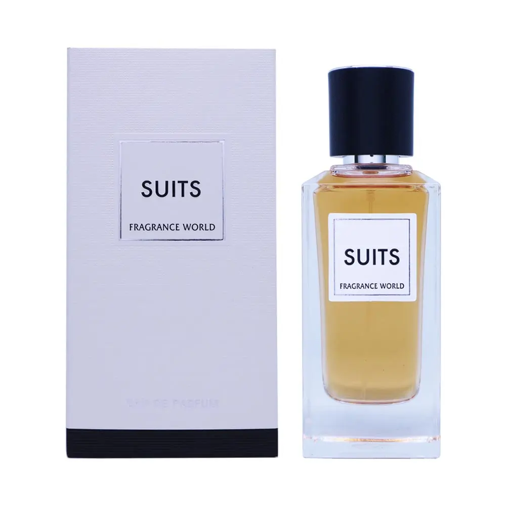 Parfum Pria Wanita Suits Unisex (100 mL) Perfume Unisex Cowok Cewek Tahan Lama dan Wangi Black Lily