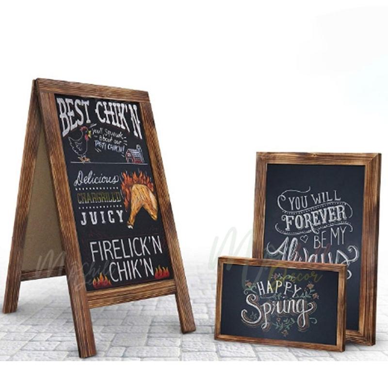 Product Introduction of Bảng đen menu viết bút dạ quang nhà hàng cafe chân gấp hai mặt, (nhận làm theo yêu cầu) 18