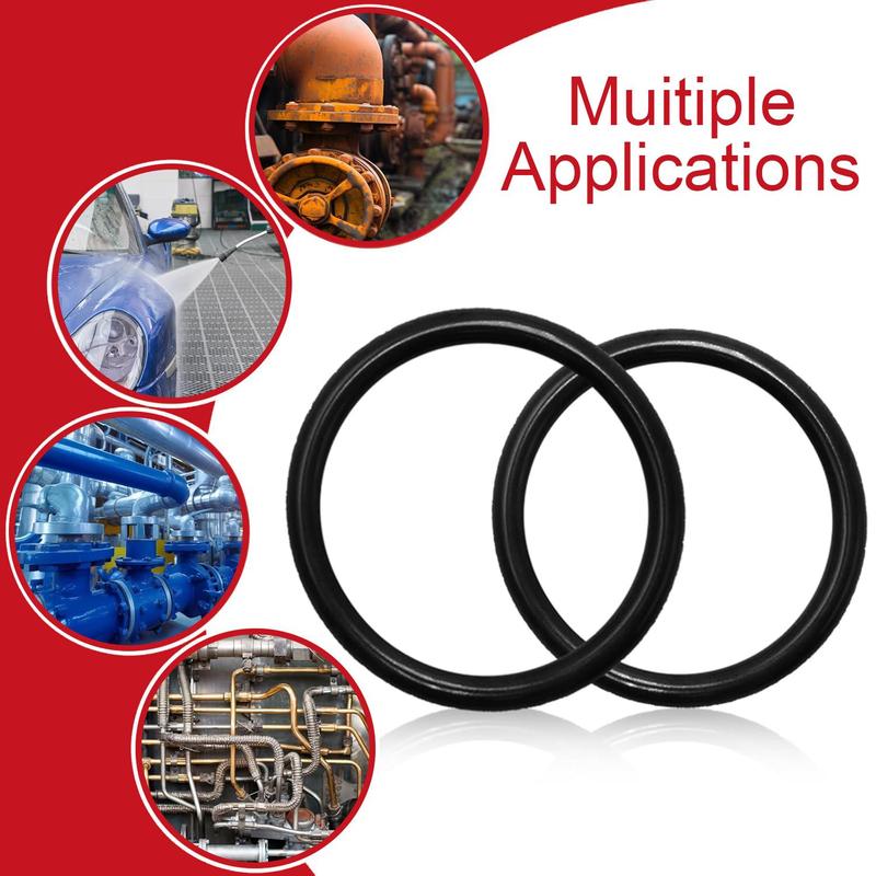 Rubber O-ring Kit, 382pcs/set Rubber O-ring Assortment Kit with Storage Box & Tools, O-ring Sealing Ring & Replacement O-ring, Professional Hardware Tools 6