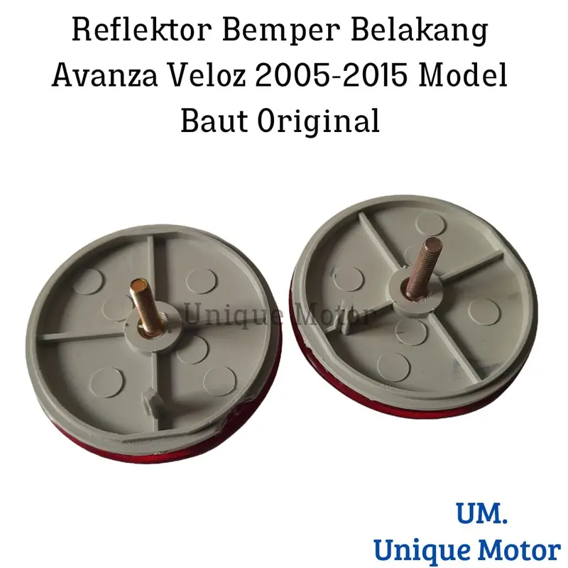 Reflektor Bemper Belakang Avanza Veloz 2005 - 2015 Model Baut Original 7