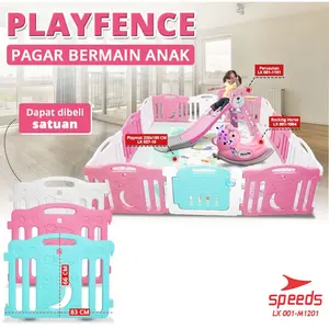Doritoki JUAL SATUAN Pagar Speeds x Molion Pagar Bermain Anak Pagar Bayi Playpen Bayi Kolam Main Anak Portable Babyfance