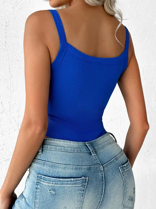 Ladies' camisole jumpsuit, revealing chest, sexy and fashionable jumpsuit 7