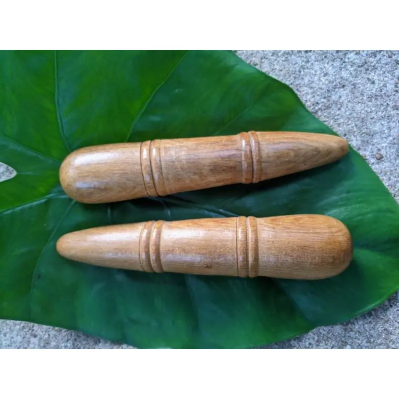 Cây ấn huyệt gỗ 2 đầu MH trị liệu massage y học 4