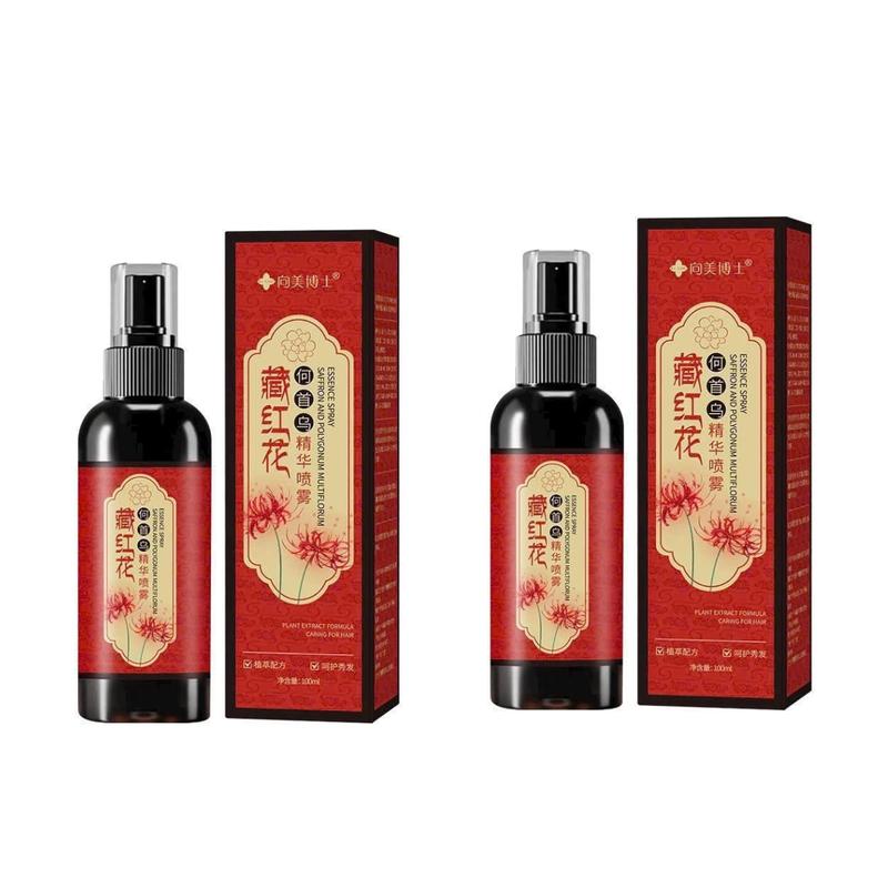 [LIỆU TRÌNH 2 CHAI] Xịt dưỡng đen tóc nghệ tây phủ bạc Hunmui- Xịt đen tóc phủ bạc Hunmui hỗ trợ tóc đen, xử lí tóc bạc hiệu quả tại nhà