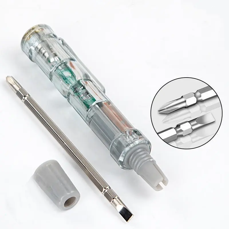Obeng Tester TesPen Obeng Tes with Indicator Dual LED 5