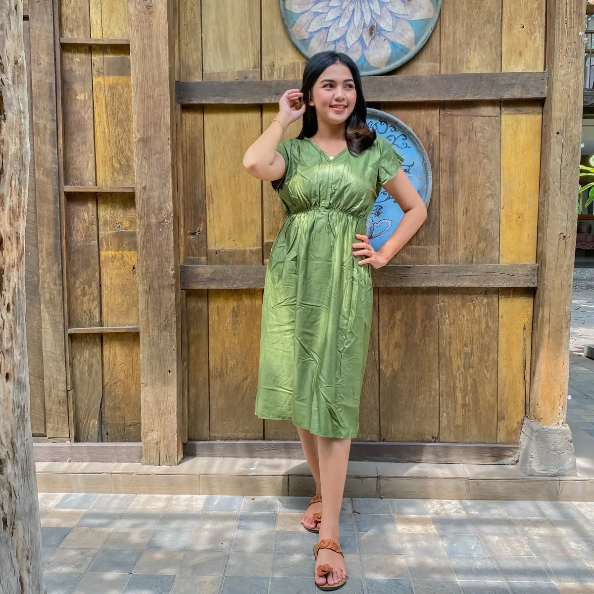 Daster bali matcha