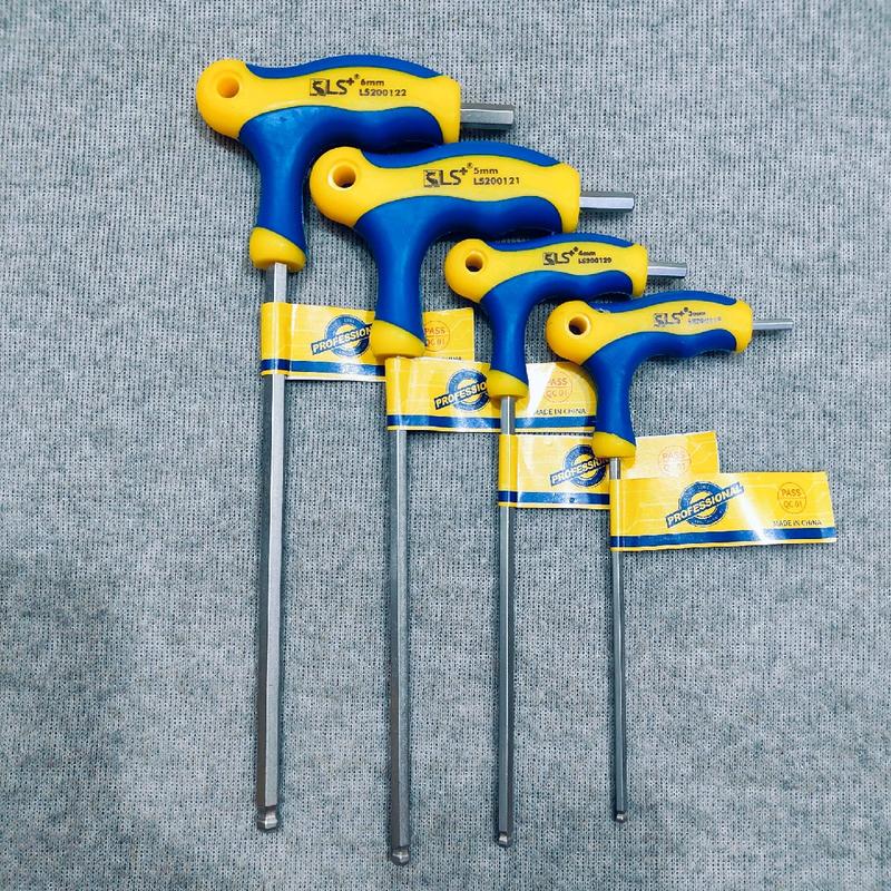 Bộ 4 cây lục giác chữ T thông dụng 3mm,4mm,5mm,6mm