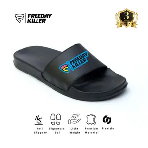 Freeday Killer Sandal Slippers Pria Yezzy Slip On Slippers Sandal Selop Pria Wanita Sandal Slide Distro Pria Terbaru kasual shoes Lebaran Ramadhan