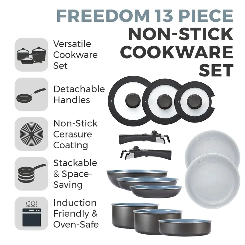 Freedom 13 Piece Cookware Set 1