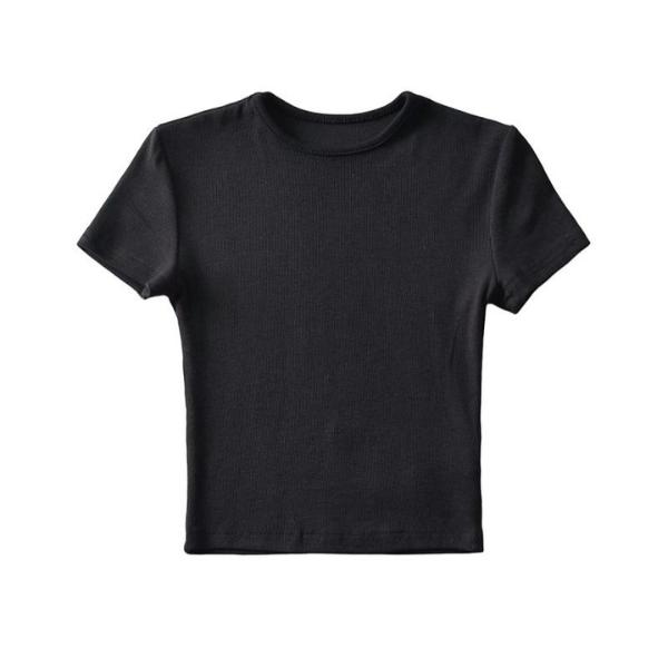 Áo Thun Nữ Ôm Body Tay Ngắn | Chất Gân Co Giãn Tôn Dáng Chuẩn Gen Z 2