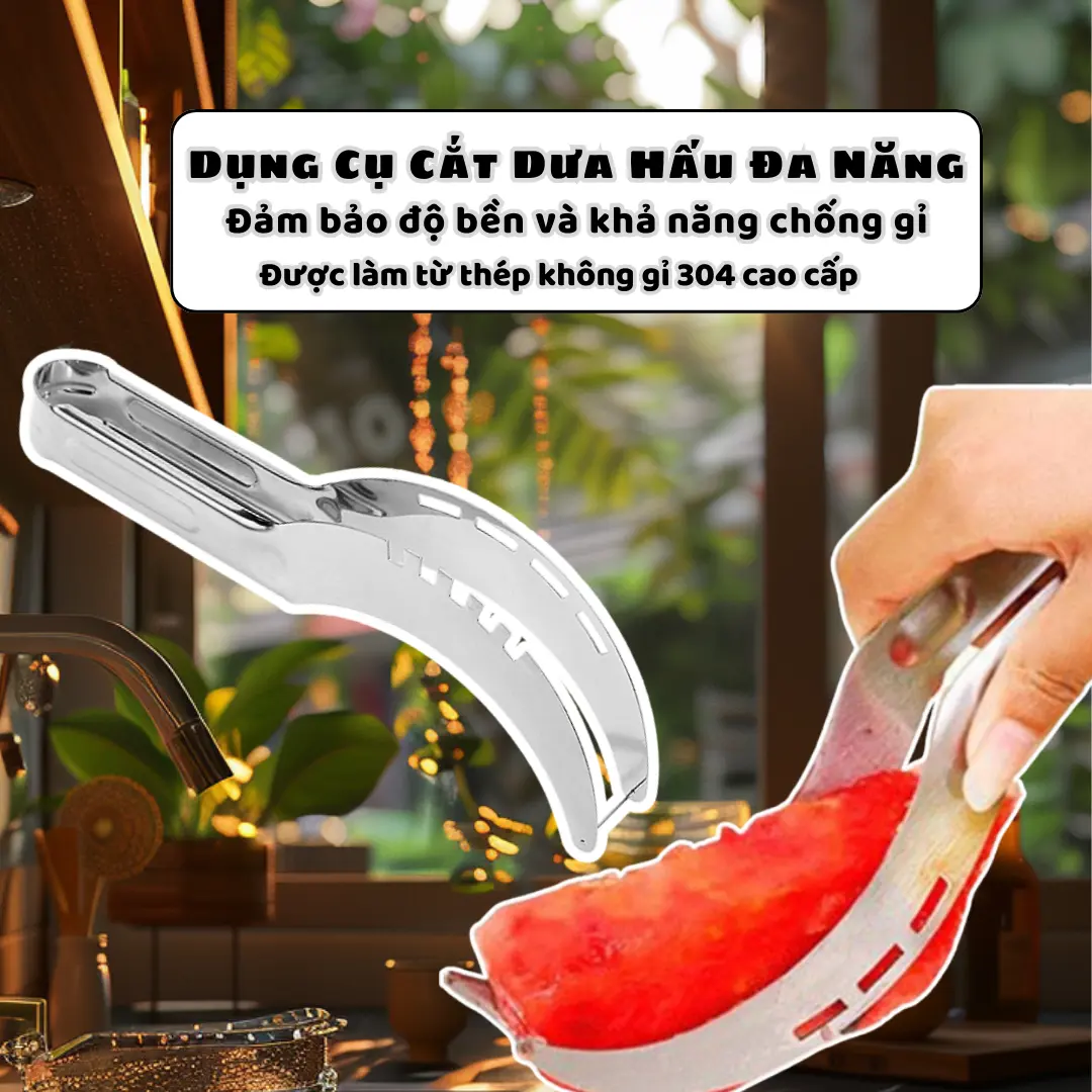 Dụng Cụ Cắt Dưa Chuyên Dụng Cho Nhà Hàng - Nhanh Chóng - Tiện Lợi