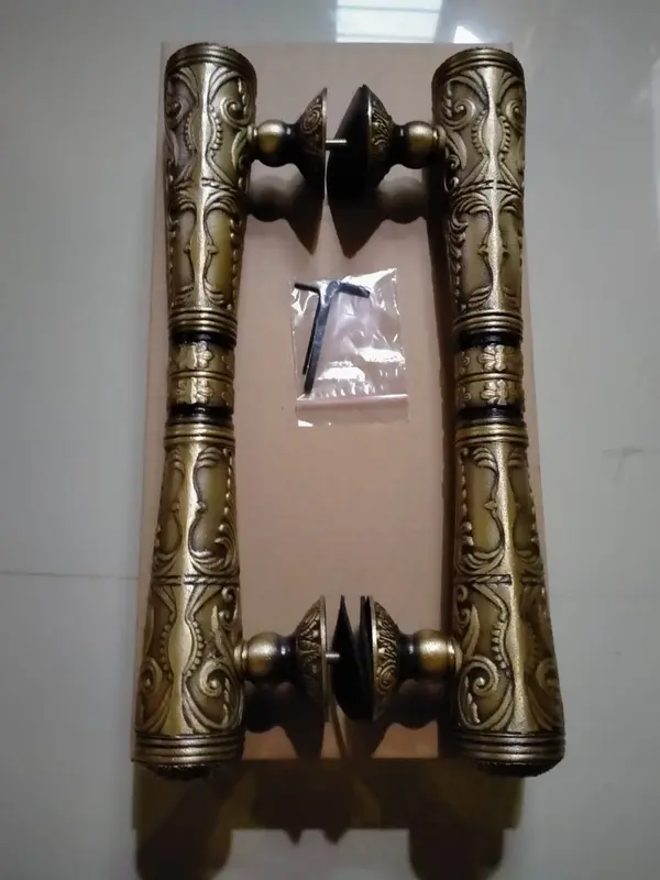 handle kuningan / tarikan pintu kuningan model pendopo 2
