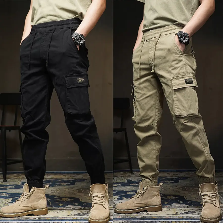 Quần Jogger Kaki - JG3 Quần Jogger Túi Hộp Nổi Cao Cấp, Bo Gấu Chất Vải Kaki Mềm Sau Khi Giặt MQ LUXURY Nam