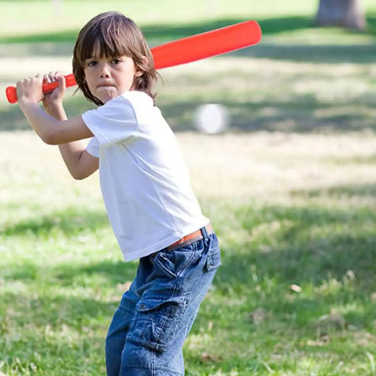 1 Set Plastic Baseball Bat and Ball for Children - Outdoor Sports Toy, Soft Material #PlasticBaseball #KidsOutdoorToys #SoftballToy #BaseballSet #ChildrenToys #OutdoorSports