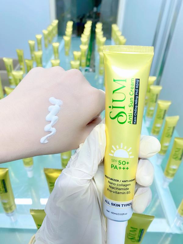 Kem Chống Nắng Sium SPF50+ Tuýp Lớn 60ml Skincare Dành Cho Women 4