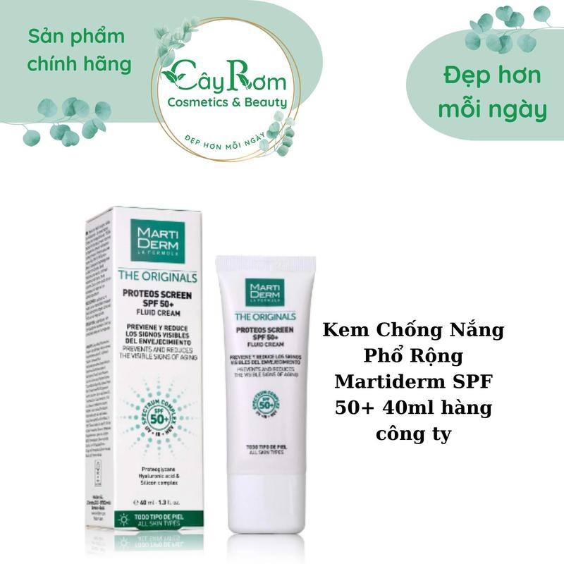 [Công ty] [Martiderm] Kem Chống Nắng Phổ Rộng Martiderm SPF 50+ 0