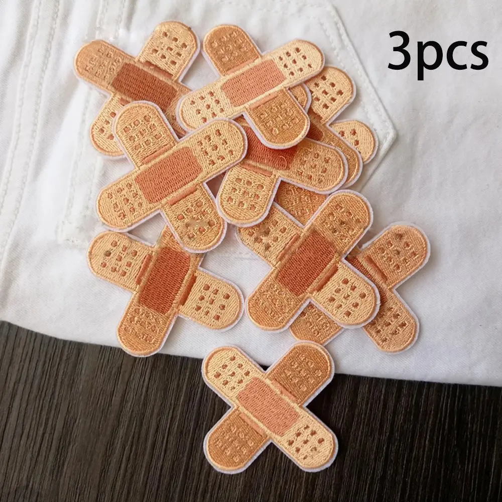 3pcs Fashion Embroidered Sewing-on Badge Sticker Band Patch Apparel Applique Iron-on Fabric