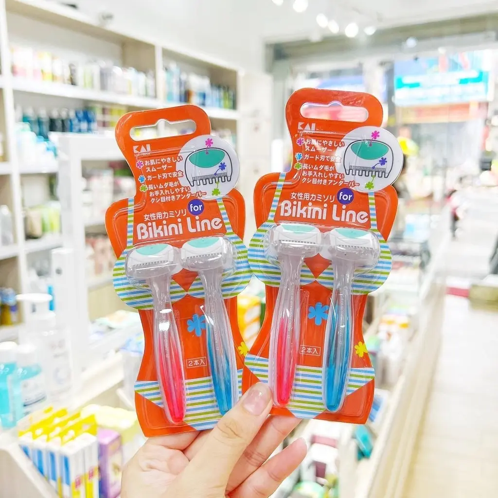 set 2 dao cạo bikini line hãng kai nhật bản Cạo Râu