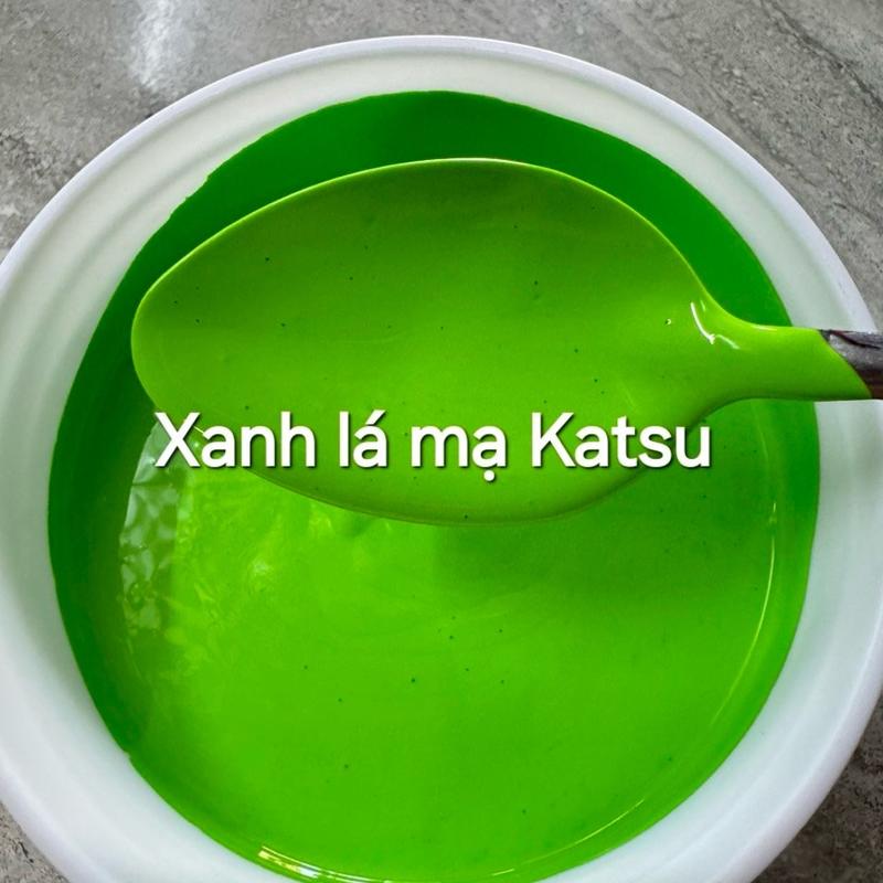 Hộp 1kg Sơn màu Xanh Lá Mạ KS20 Hệ Nước Siêu Bóng Ngoại thất