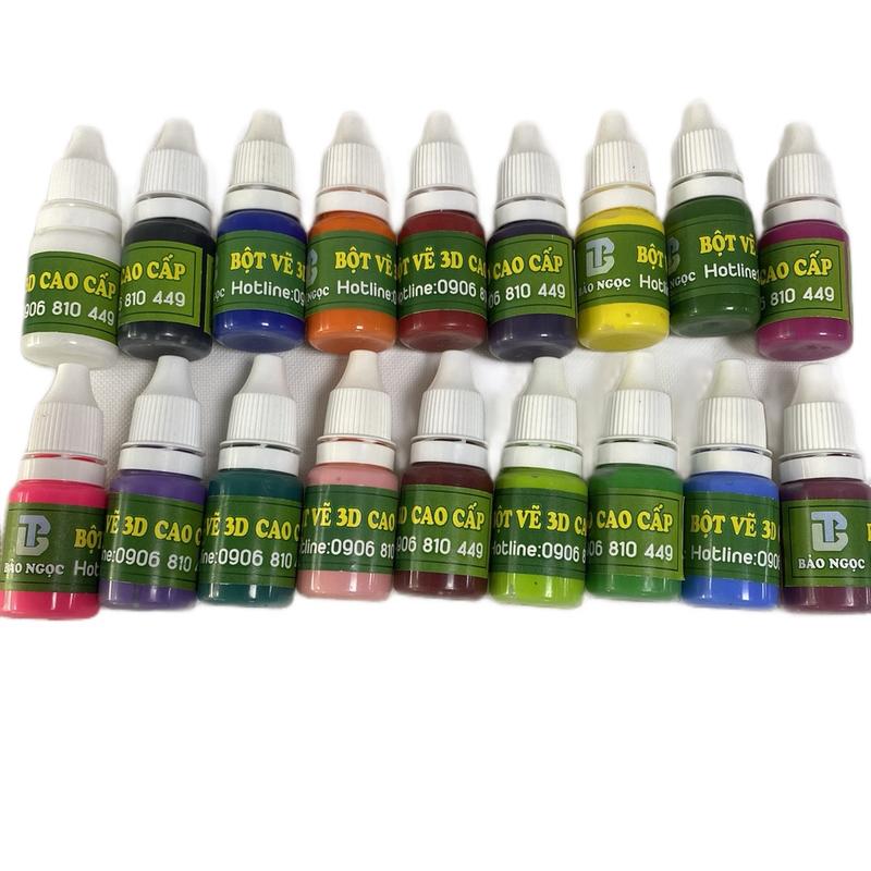 MÀU VẼ BT NAIL 3D CAO CẤP - VẼ CỌ BẢN NAIL