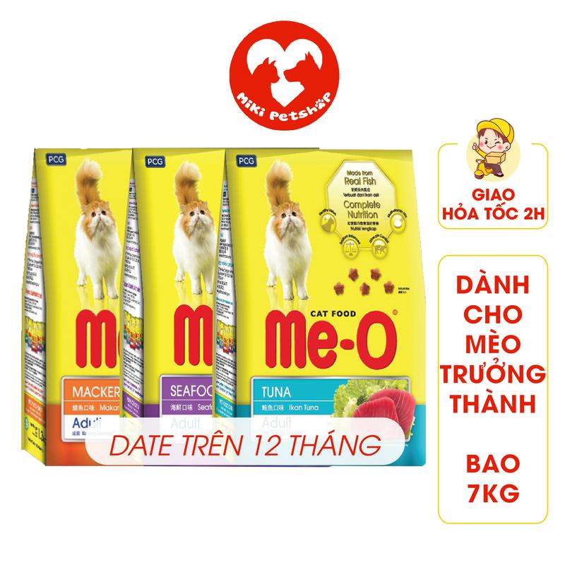 Thức Ăn Cho Mèo Hạt Me-O Bao 7Kg Hạt Mèo Trưởng Thành - Miki Petshop gói meo
