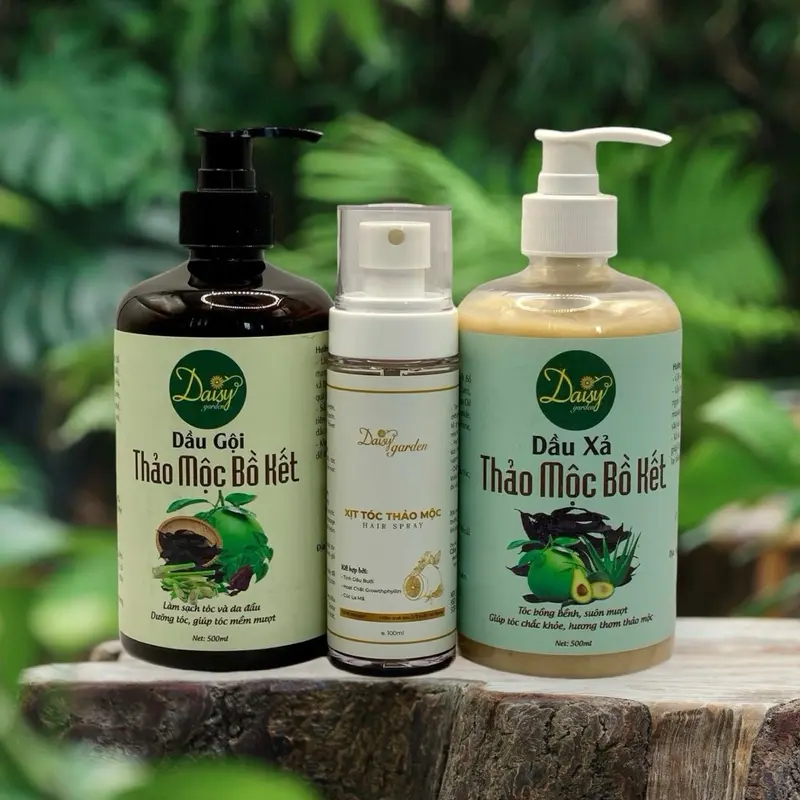 Combo 3 Gội Xả Xịt Daisy Garden giúp dưỡng tóc chắc khỏe, cải thiện tình trạng rụng tóc Nam Nữ 7