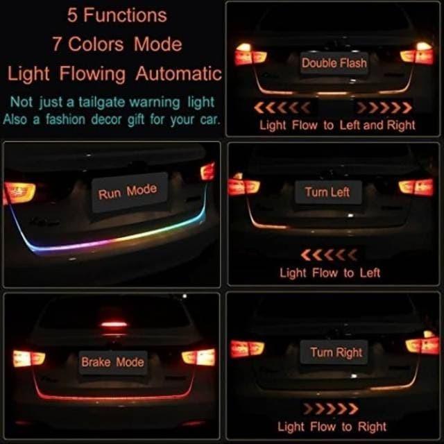 Product Introduction of Lampu Strip DRL RGB 12V TAIL Led Lampu Bagasi Mobil Car 11