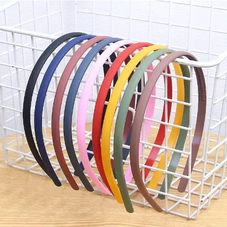 BISA COD F5757 Bando Korea Polos Tipis / Aksesoris Rambut Plastik Headbands 1