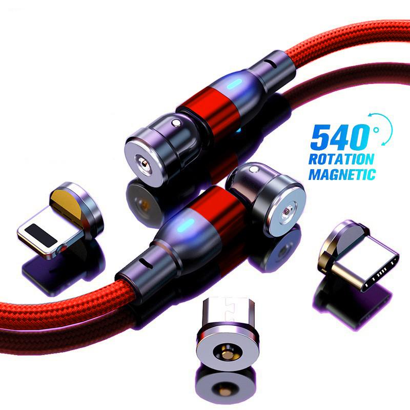 [Owire Official] สายชาร์จแม่เหล็ก Magnetic Charging Cable 3 in 1 สำหรับ Micro USB / Type-C / Lightni