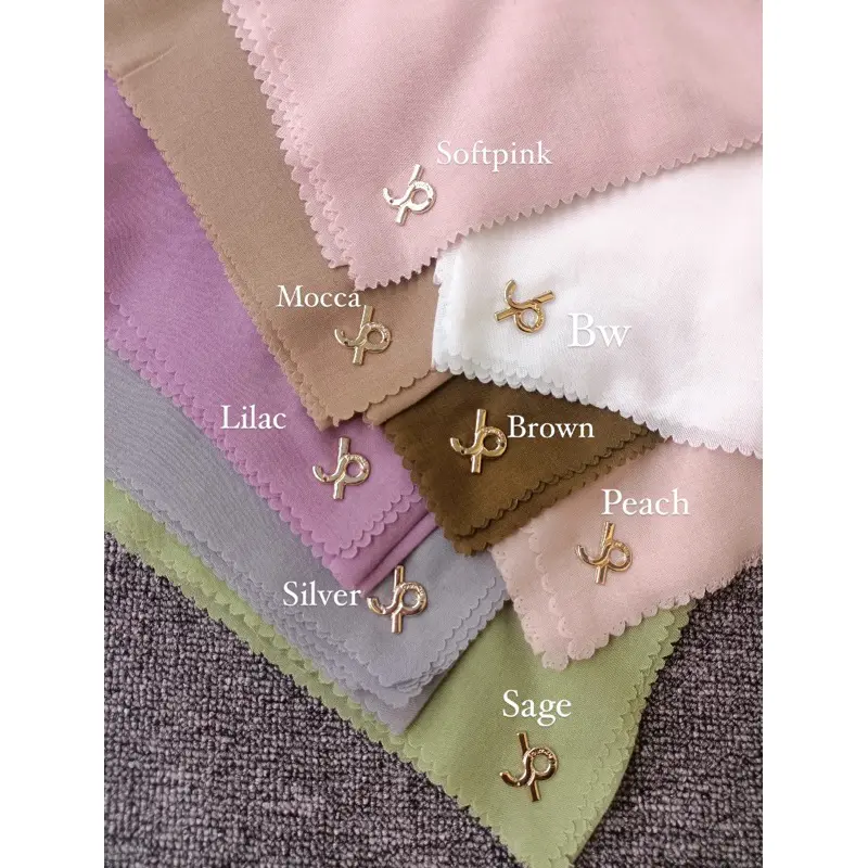 Hijab Segiempat Premium ala Journey Scarves JP kw Berlogo JP Free Pouch