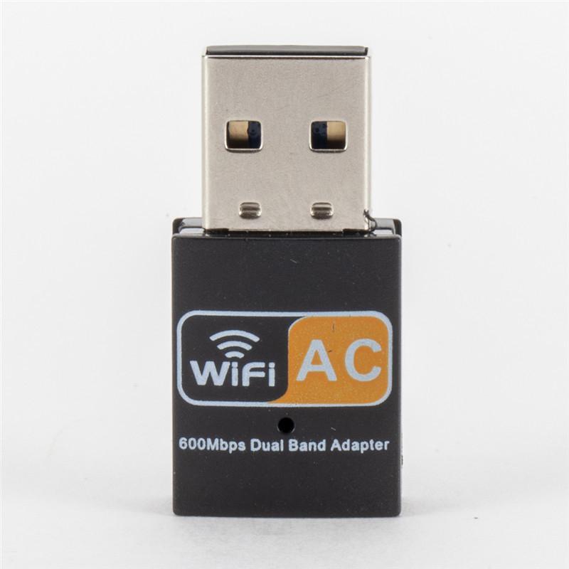 Product Introduction of 600 Mbps 2.4-5Ghz USB Dual Band Wireless Adapter WiFi Dongle 802.11 AC Laptop PC 6