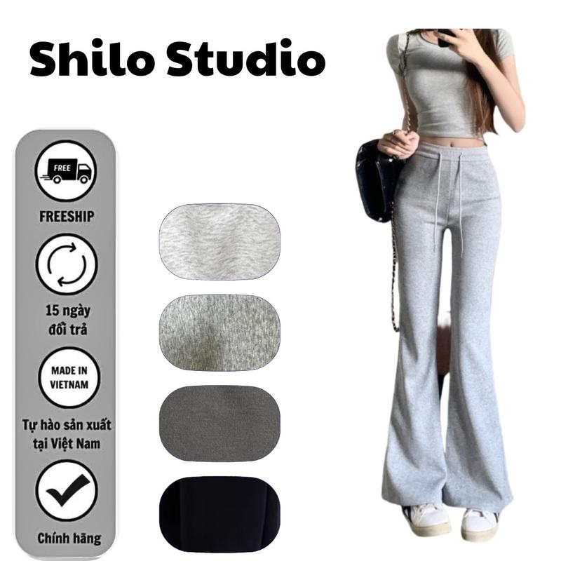 Quần Nỉ Ép Ống Loe Cao Cấp Có Đường Nâng v.3 Women Pants Ong Nữ