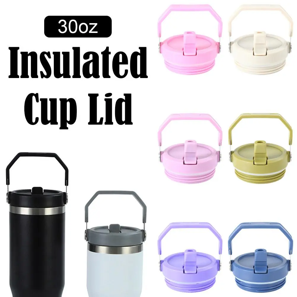 【10 Colors】For Stanley Water Bottle Cap Drinking Cups Cover Tumbler Cup Accessories Straw Set 30oz